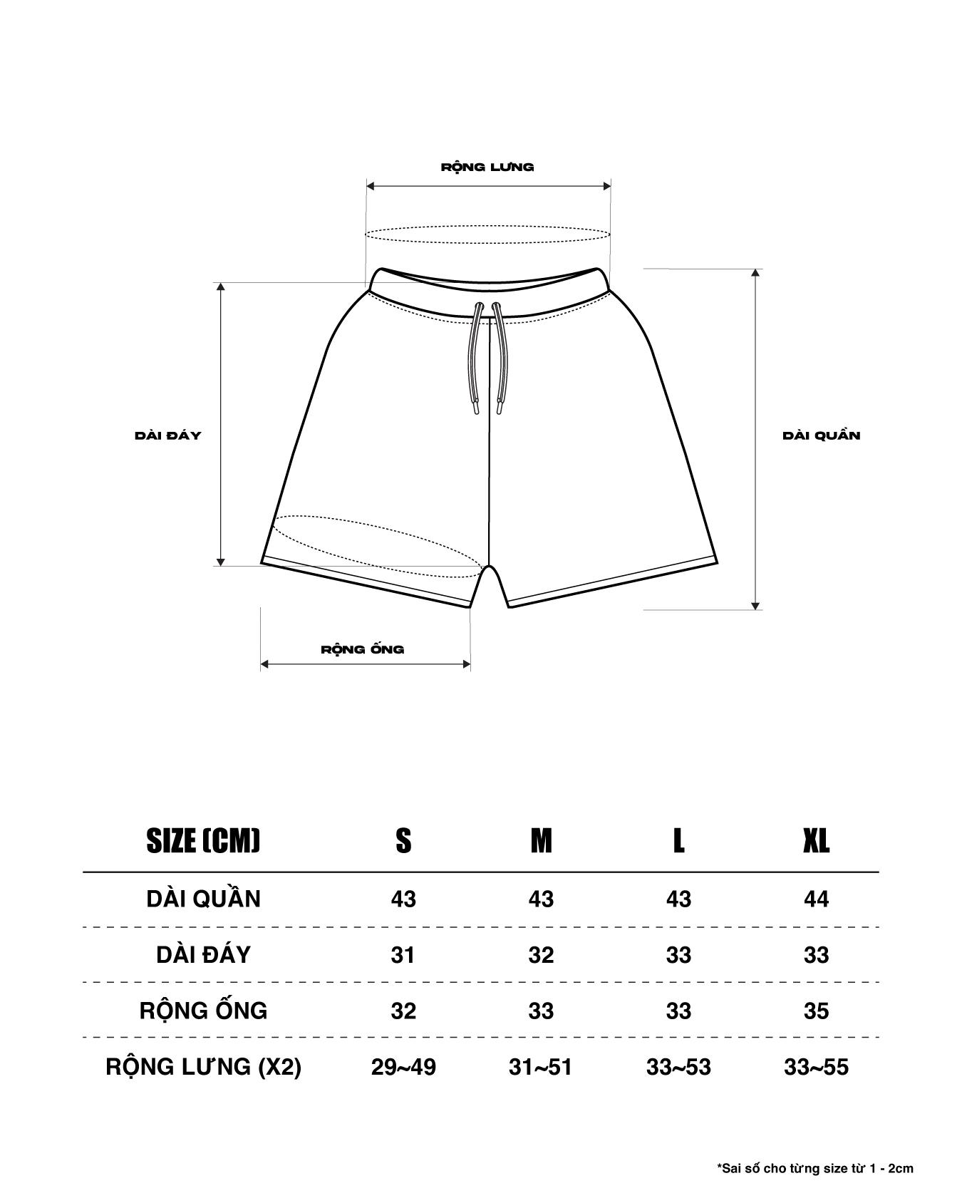 SWEAT SHORT - BLACK