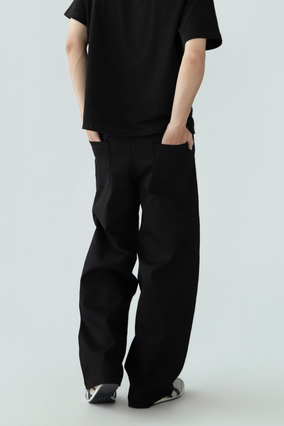 BARREL TWILL PANT V2 - BLACK