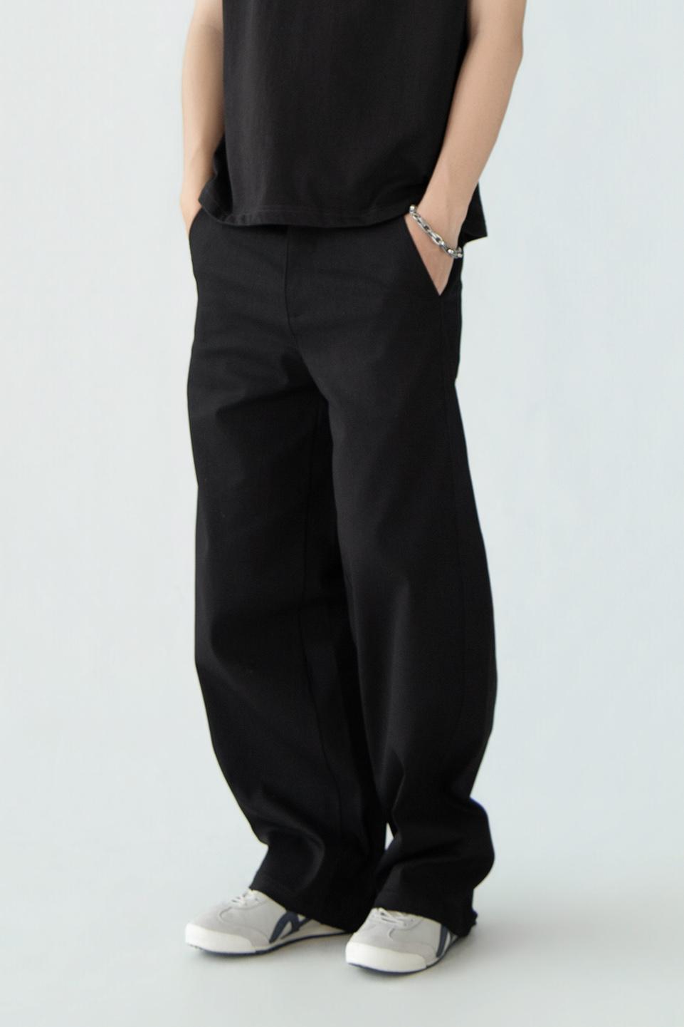 BARREL TWILL PANT V2 - BLACK