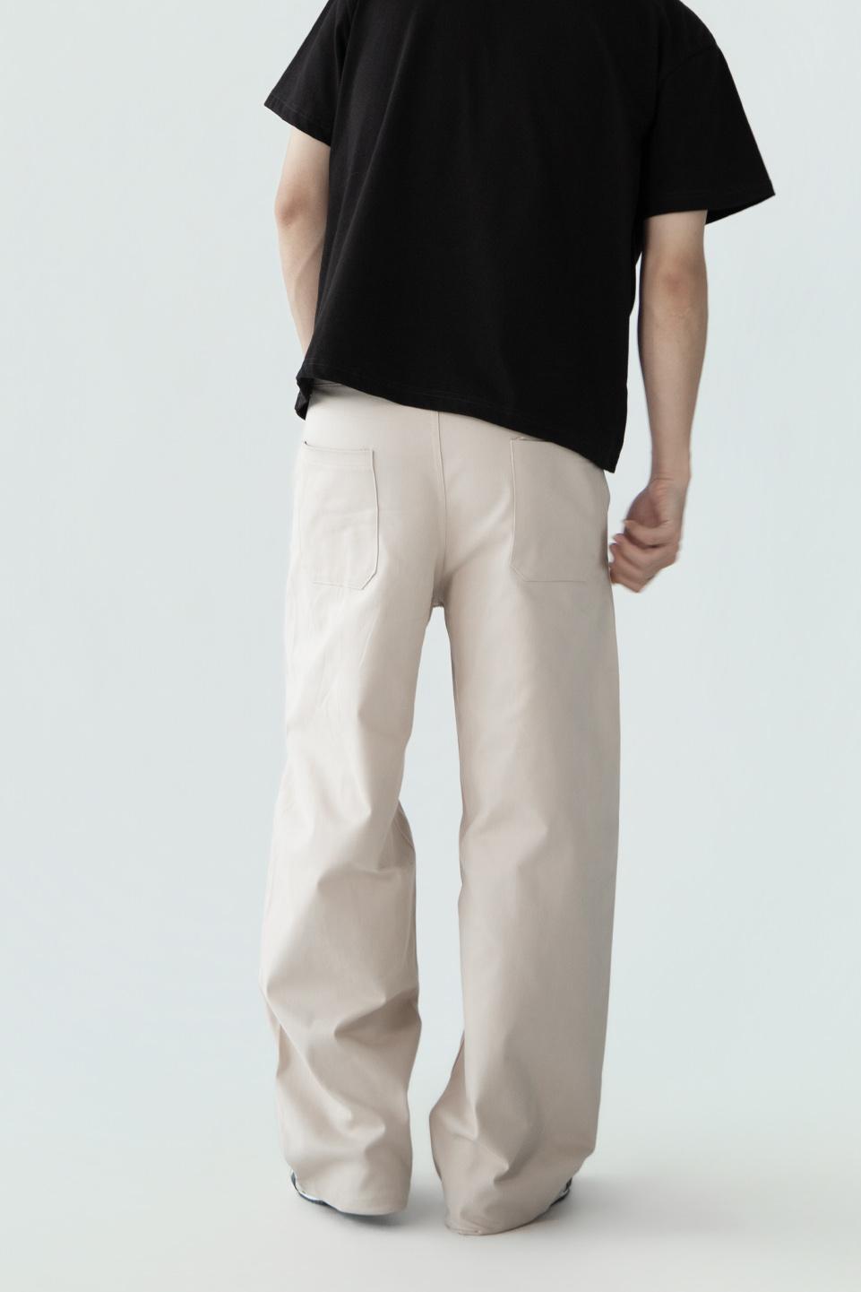 BARREL TWILL PANT V2 - BEIGE