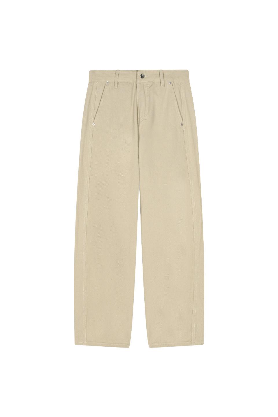 TUMS BARREL TWILL PANT - Beige