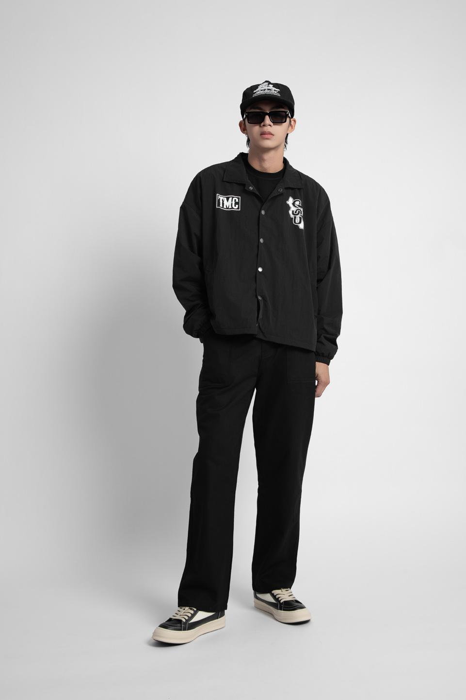 S/S COACH JACKET - Black
