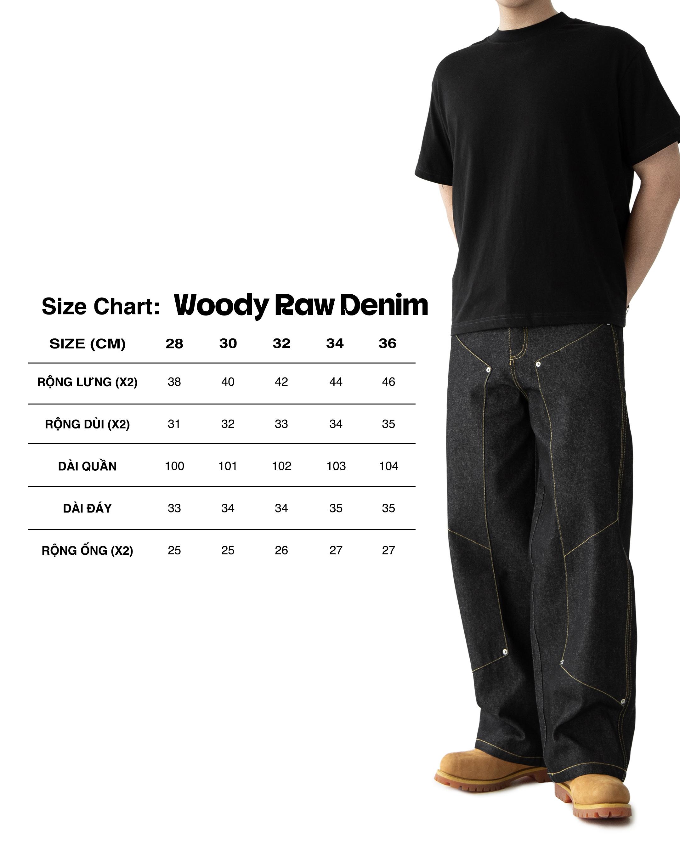 WOODY RAW DENIM